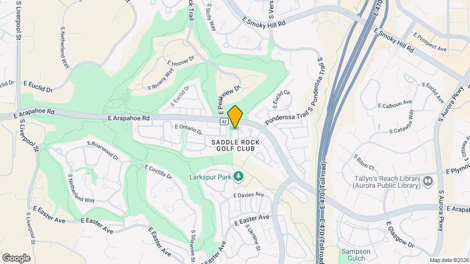 22520 E Ontario Dr, Unit 101 Mapa y Detalles de la Ubicación