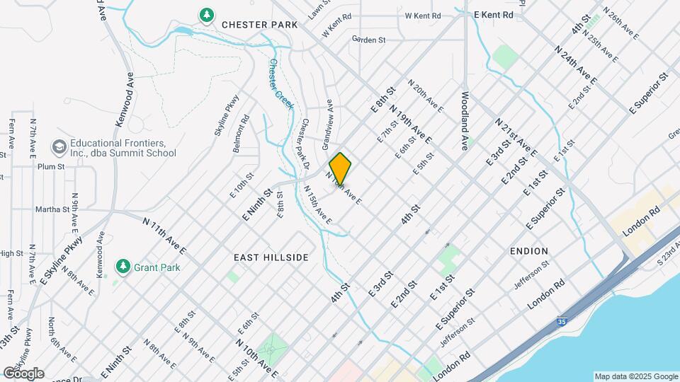 625 N 16th Ave E Map and Location Details