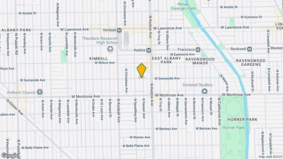 3241 W Sunnyside Ave Mapa y Detalles de la Ubicación