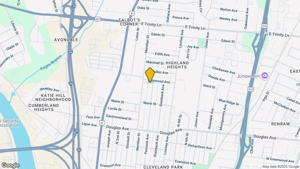 1438 Pennock Ave, Unit A Mapa y Detalles de la Ubicación