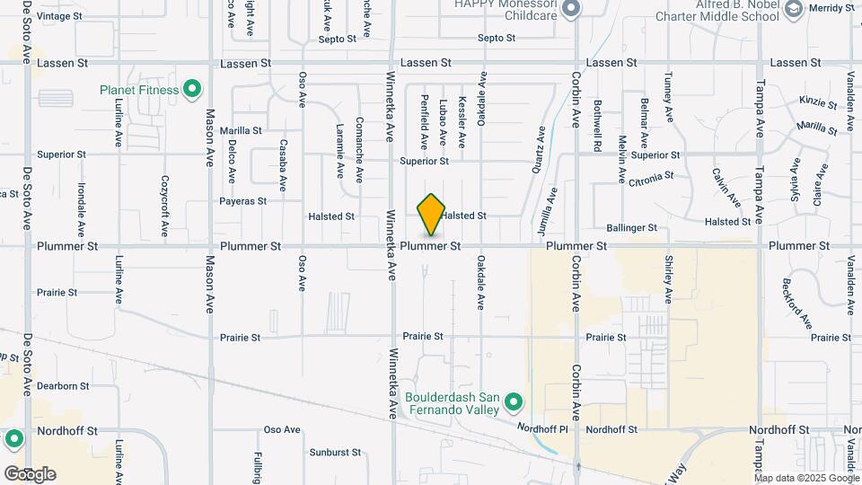 9500 Penfield Ave, Unit B Map and Location Details