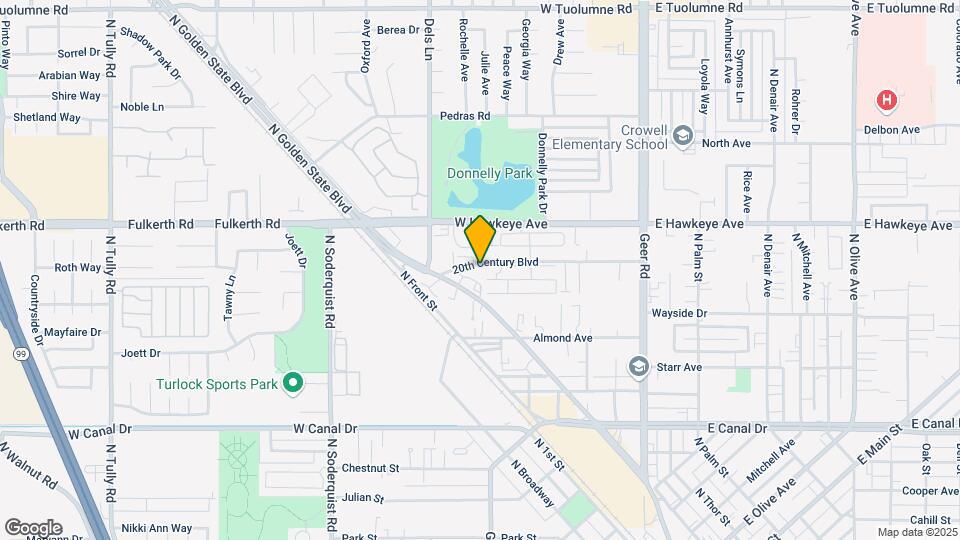 600 20th Century Blvd Map and Location Details