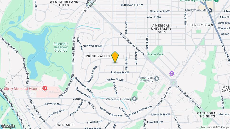4853 Sedgwick St NW Map and Location Details