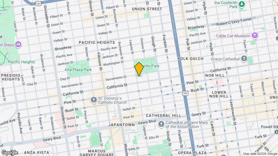 2040 Laguna St, Unit 303 Mapa y Detalles de la Ubicación