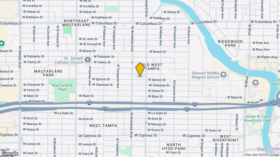 2321 W Spruce St Map and Location Details