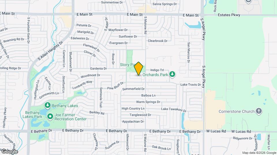 1526 Pebblestone Ct Map and Location Details