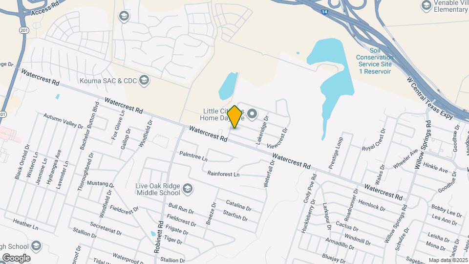 3609 Viewcrest Dr Map and Location Details