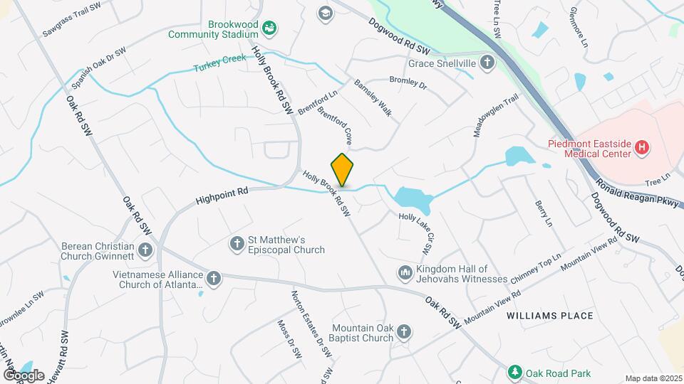 2714 Wood Gate Way SW Map and Location Details