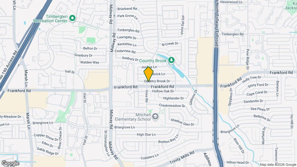 4204 Country Brook Dr Map and Location Details