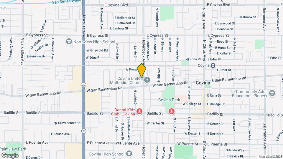 527 N Hollenbeck Ave Map and Location Details