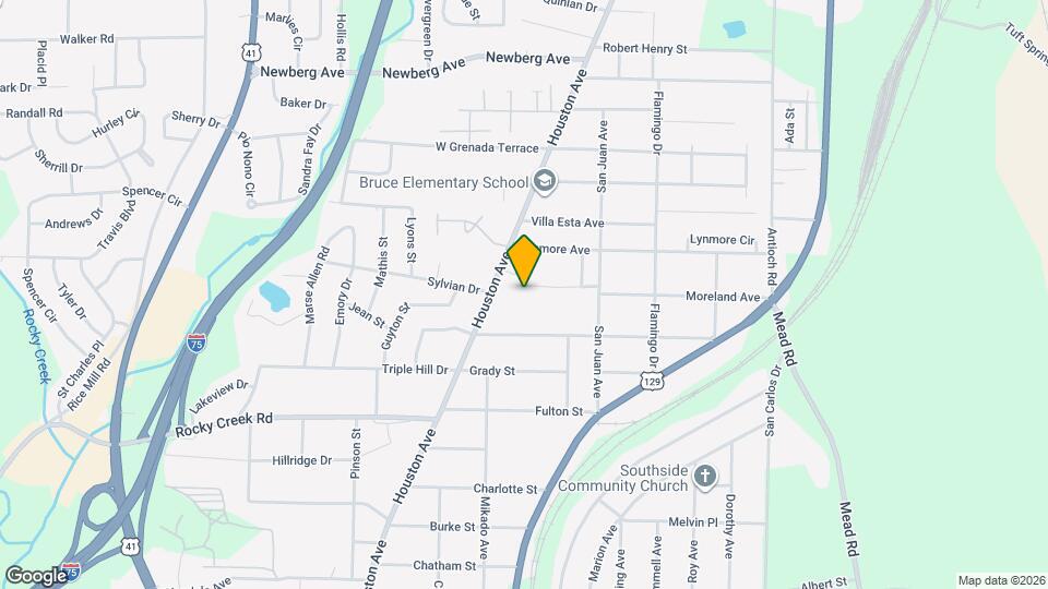 846 Beddingfield Ave Map and Location Details