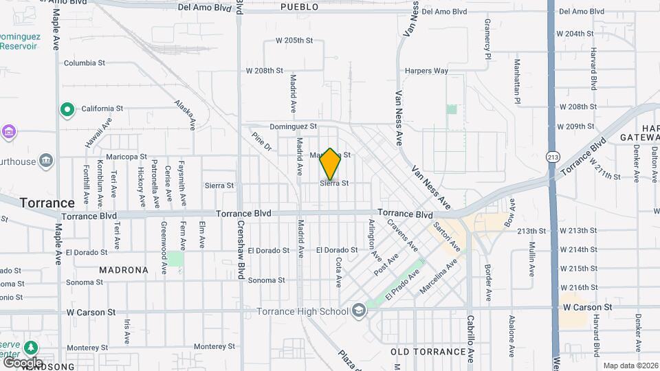 2264 Sierra St Mapa y Detalles de la Ubicación