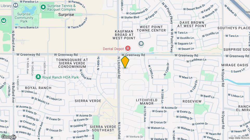 15149 N 138th Ln Map and Location Details