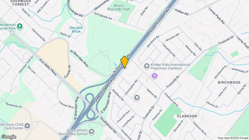 1810 S Sheridan Way Map and Location Details