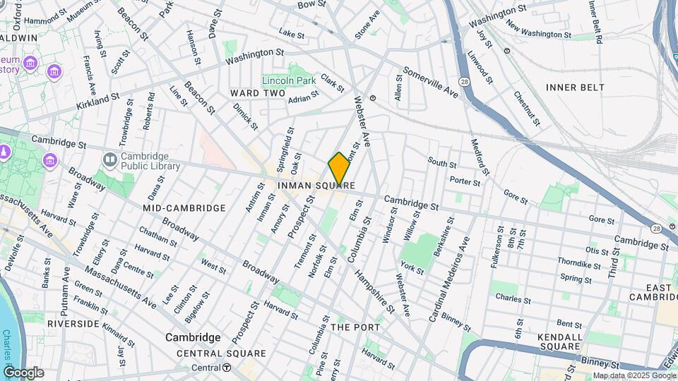 1174 Cambridge St Map and Location Details