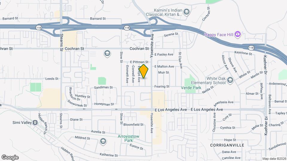 2163 Timberlane Ave Map and Location Details