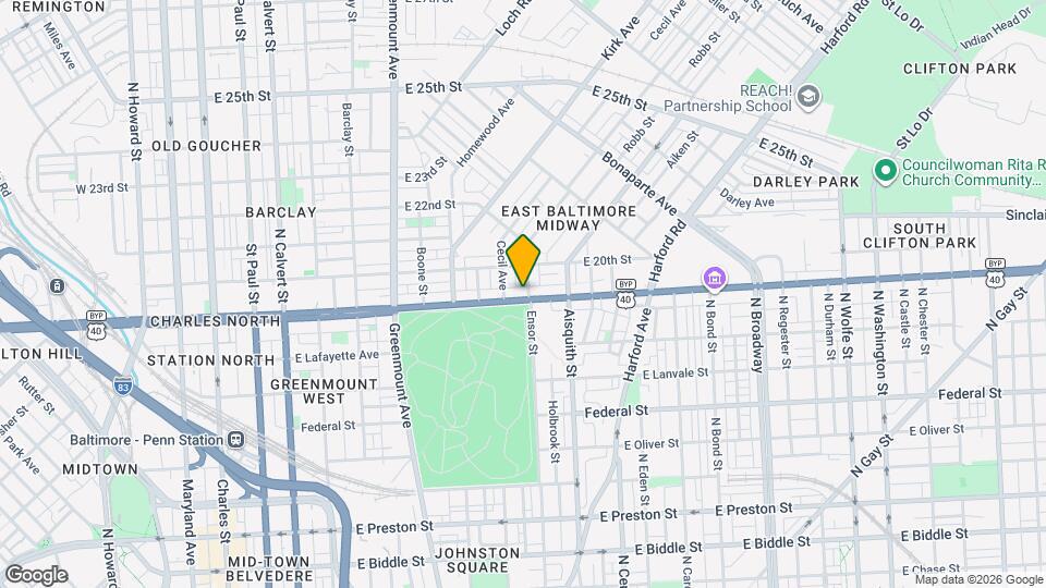 1028 E North Ave Map and Location Details