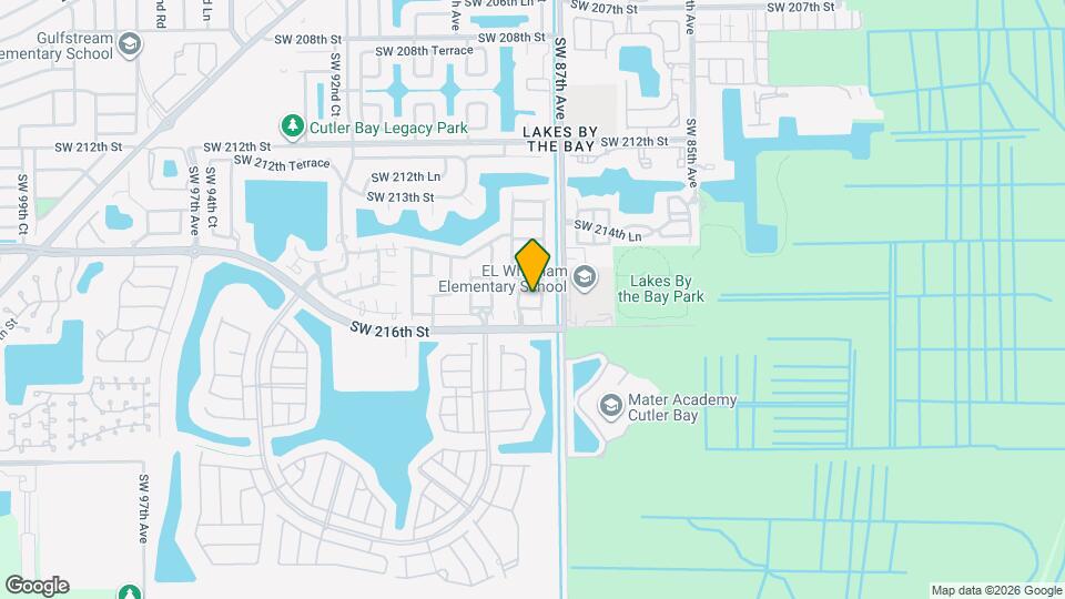 8769 SW 215th Terrace, Unit 102 Map and Location Details