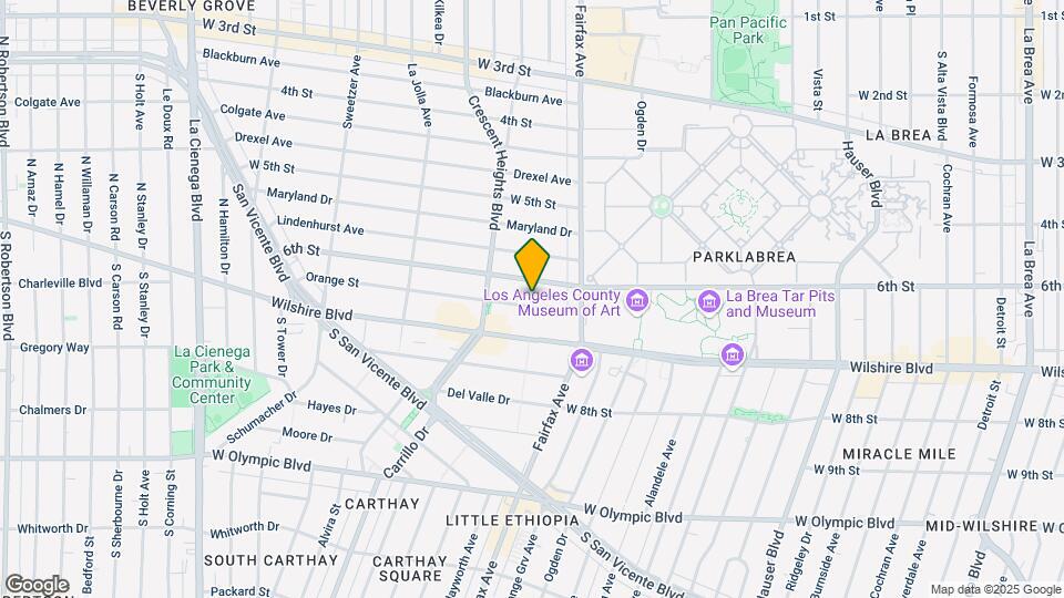 6151 Orange St Map and Location Details