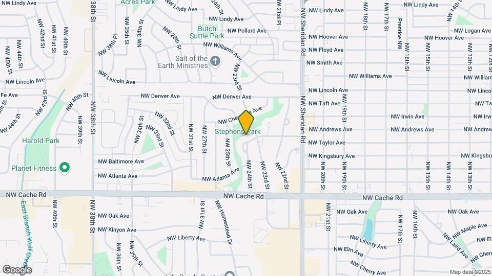 1622 NW 24th St Map and Location Details