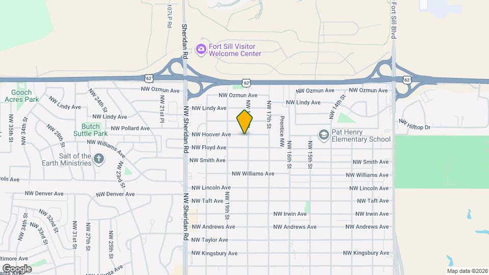 1804 NW Hoover Ave Map and Location Details