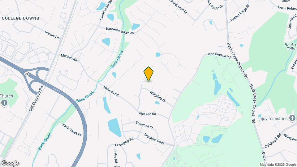 2416 Deberry Ct Map and Location Details