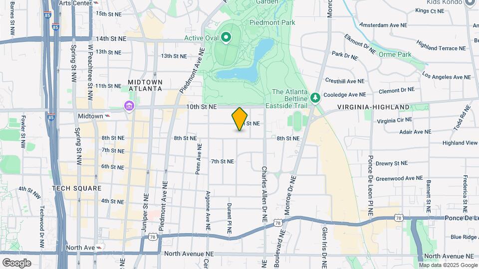 374 8th St NE Map and Location Details