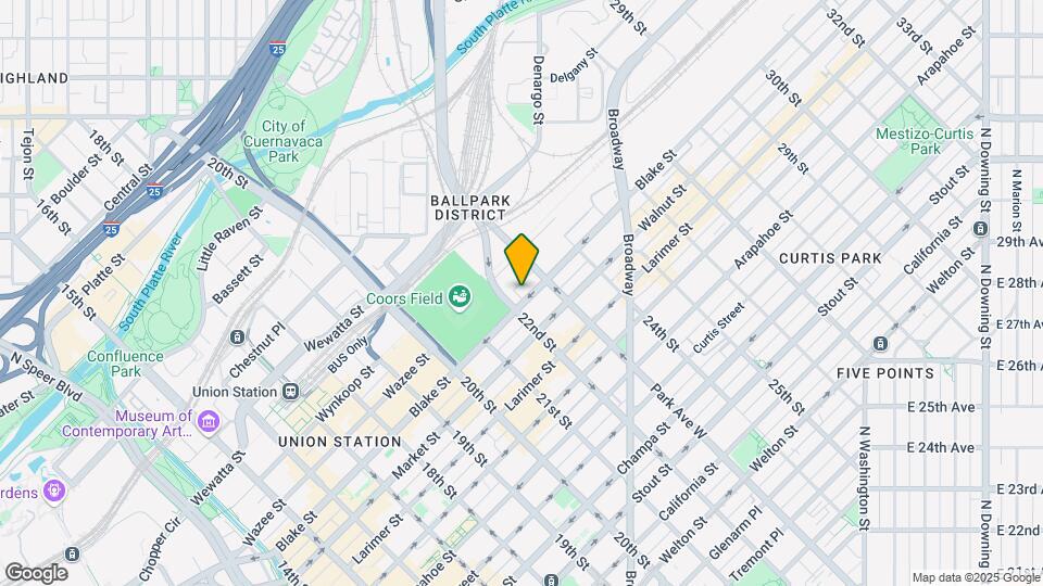 2229 Blake St Map and Location Details