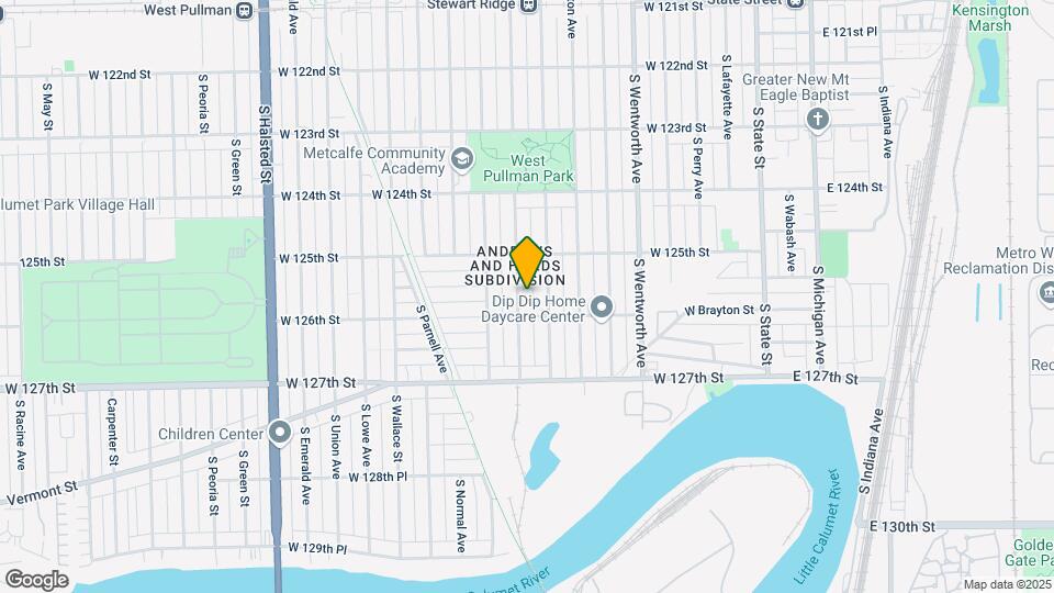 12539 S Stewart Ave Map and Location Details