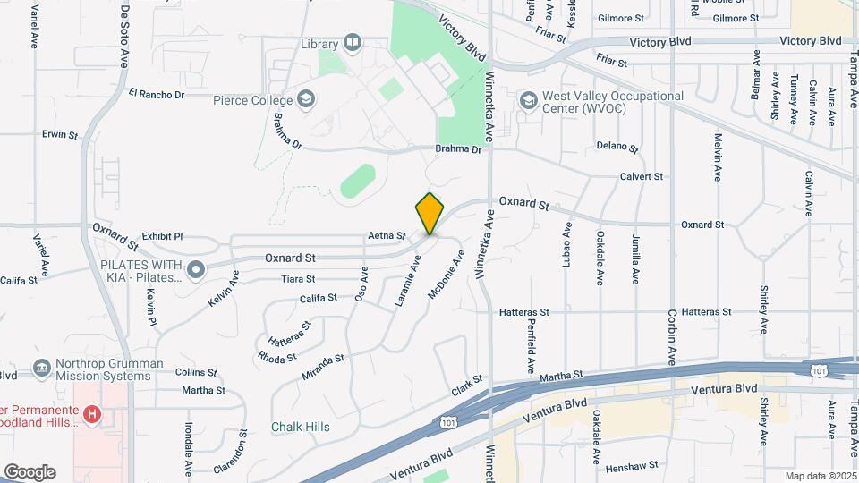 20212 Oxnard St Map and Location Details