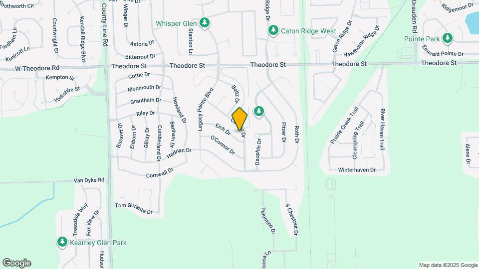 1307 Colaric Dr Map and Location Details