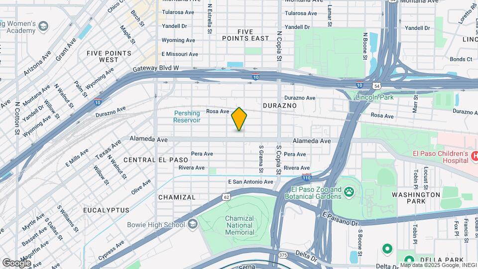 3319 Alameda Ave Map and Location Details