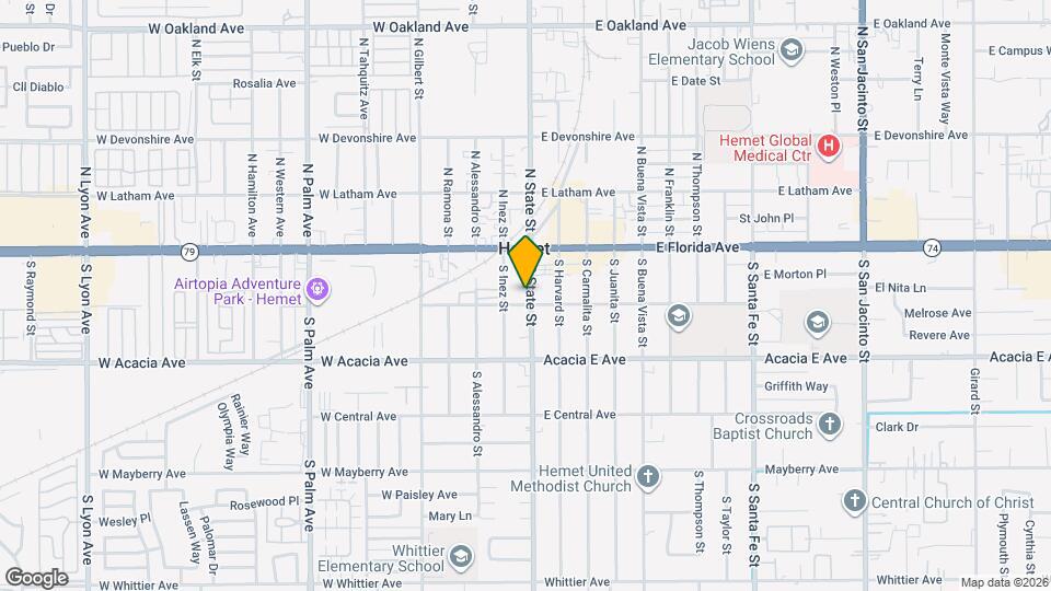 155 S State St Map and Location Details