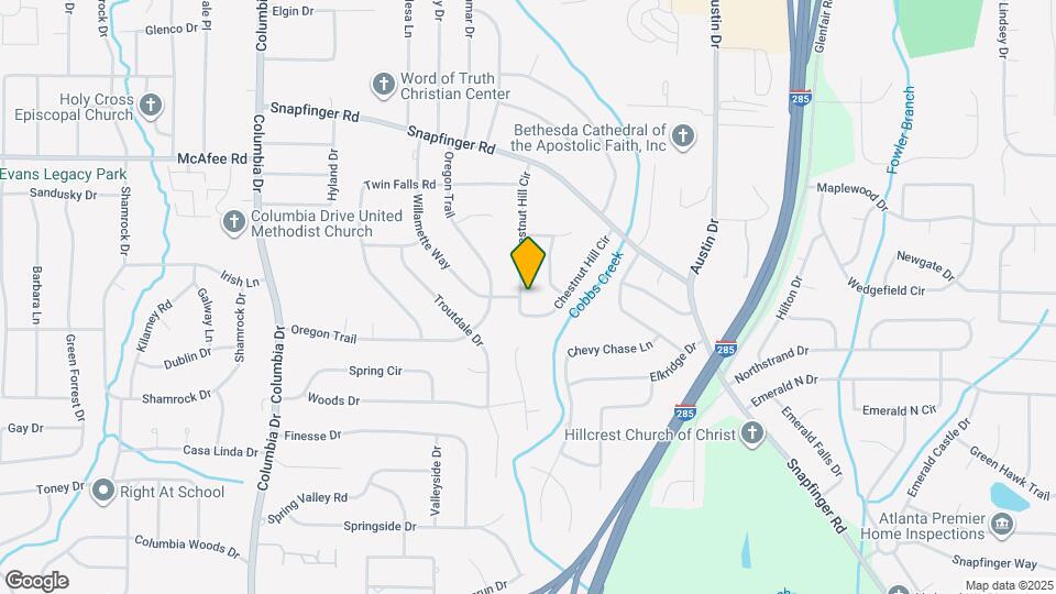 2136 Chestnut Hill Cir Mapa y Detalles de la Ubicación