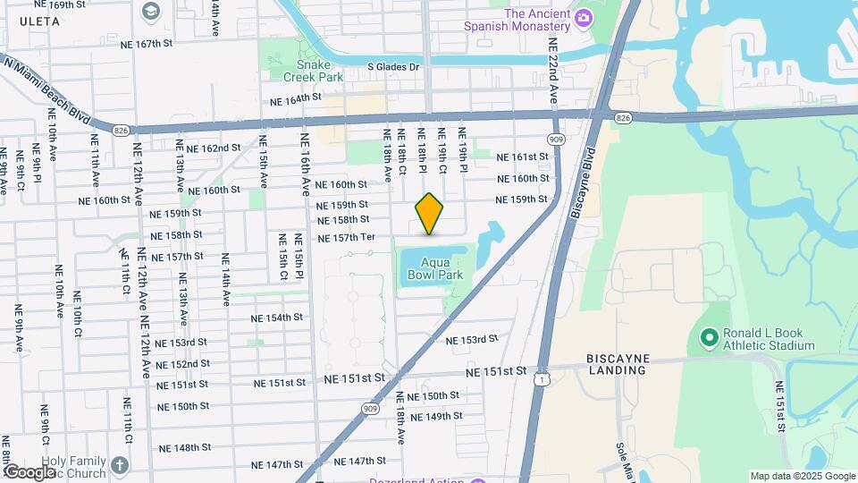 1880 NE 157th Ter Map and Location Details