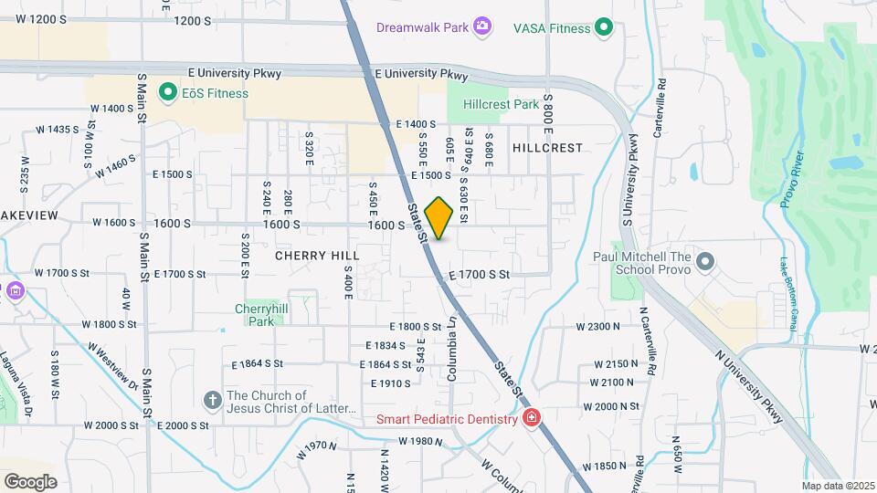 1643 S State St Map and Location Details