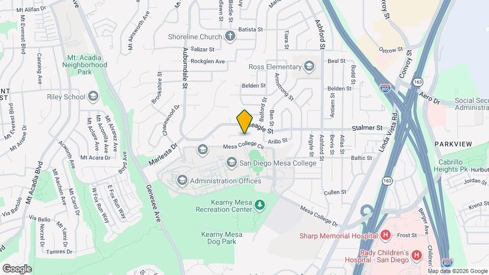 7123 Arillo St, Unit ADU- 7123 Map and Location Details