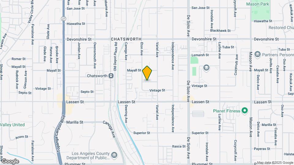 21208 Merridy St Map and Location Details