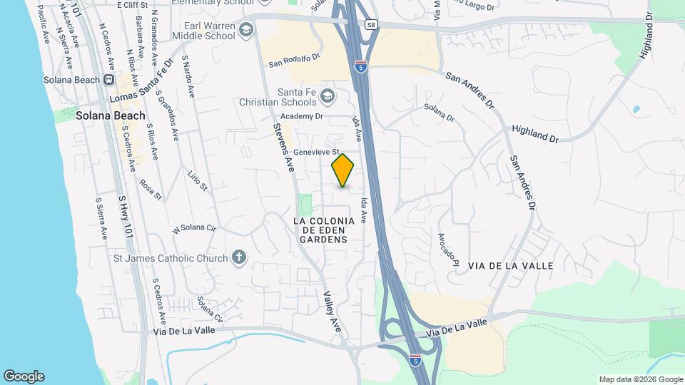 835 Vera St Map and Location Details