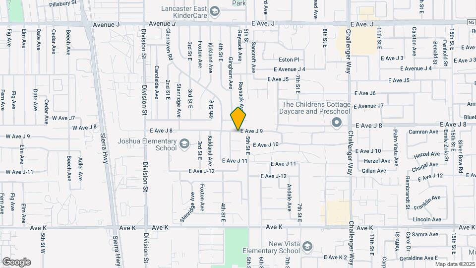 434 E Avenue J9 Map and Location Details