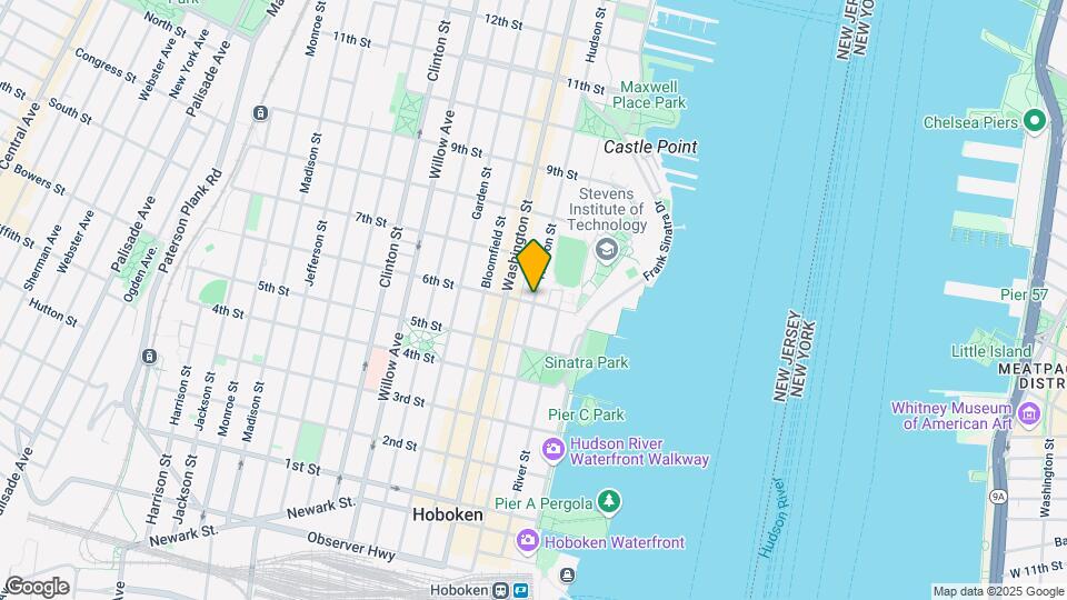 600 Hudson St Map and Location Details