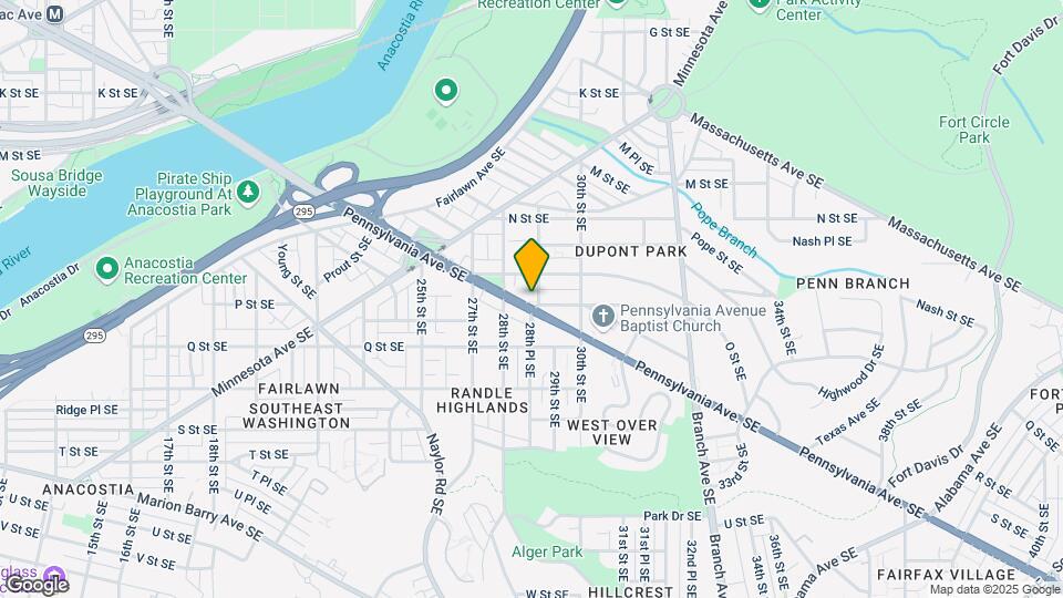 2826 Pennsylvania Ave. SE Map and Location Details