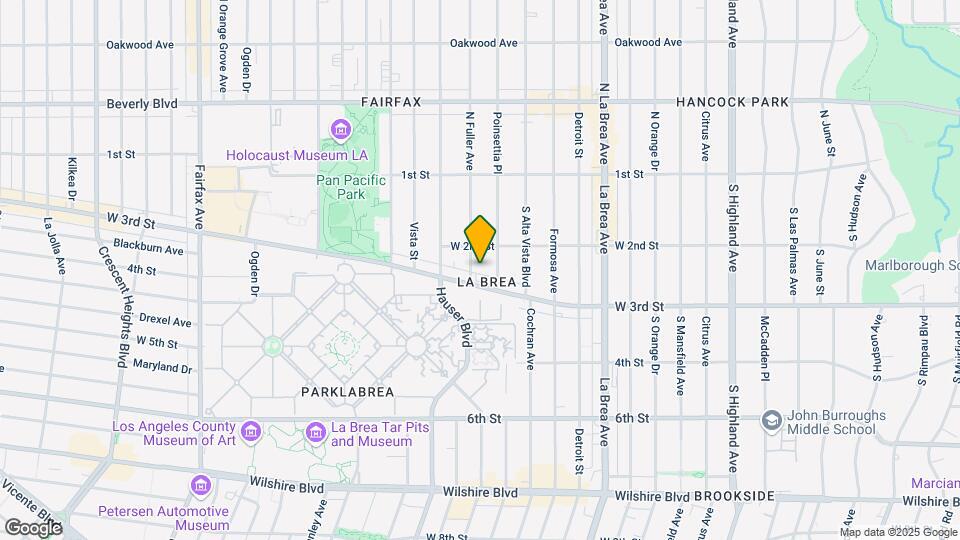 226 S Fuller Ave Mapa y Detalles de la Ubicación