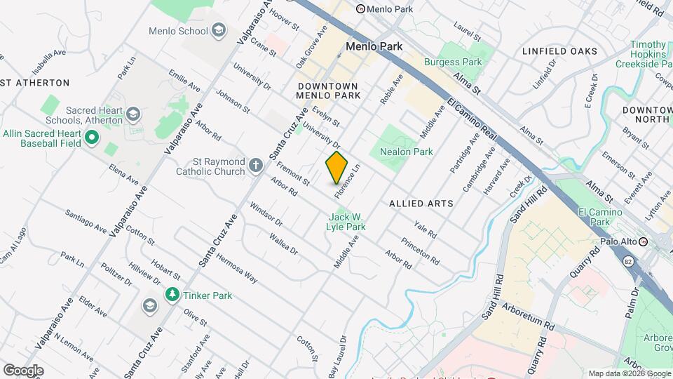 1030 Florence Ln Mapa y Detalles de la Ubicación