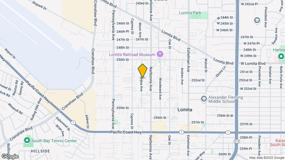 25128 Feijoa Ave Mapa y Detalles de la Ubicación