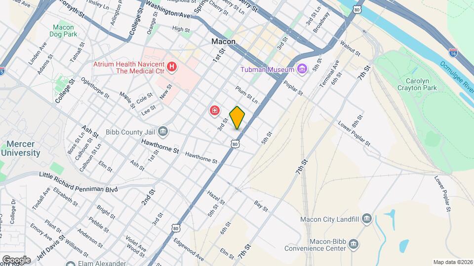 805 Martin Luther King Jr Blvd, Unit 1 Mapa y Detalles de la Ubicación