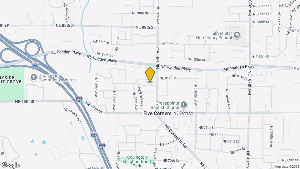 9312 NE 81st St Map and Location Details