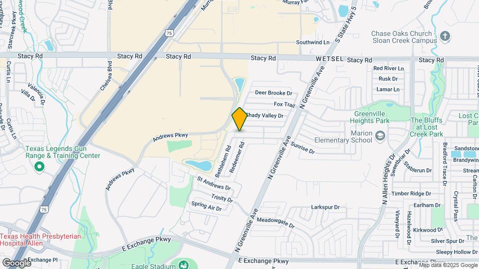 405 Sunrise Dr Map and Location Details