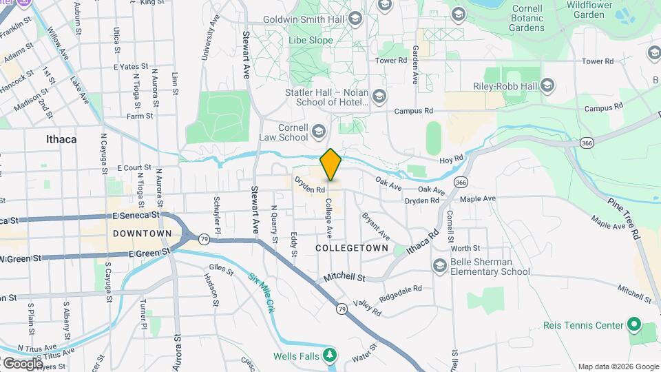 403 College Ave Map and Location Details