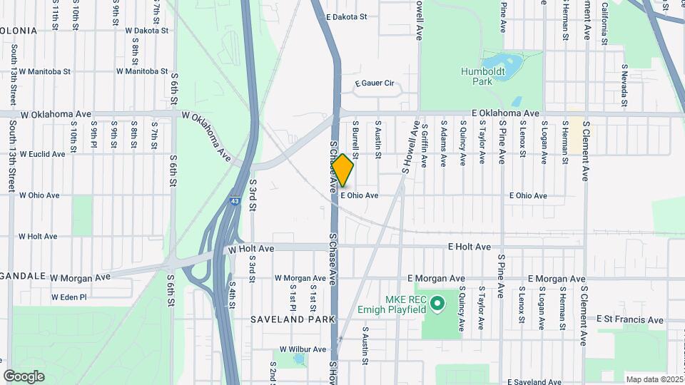 3276 S Chase Ave Map and Location Details